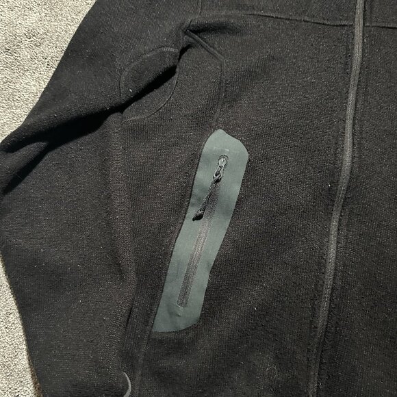 Arcteryx Covert Fleece Full Zip Womens Medium Black Polartec Gorpcore - Picture 4 of 12